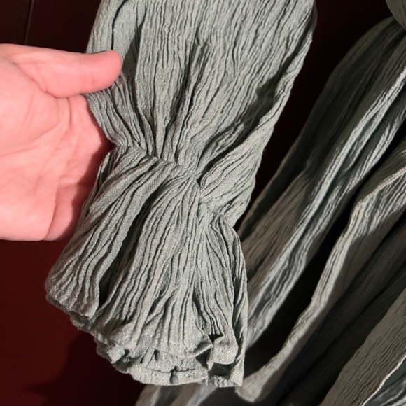 Savannah Morrow The Label's Mahria Maxi Dress with Belt Green Size S - Picture 6 of 15